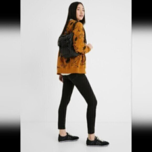 Desigual Small Padded Backpack Black - Picture 3 of 7